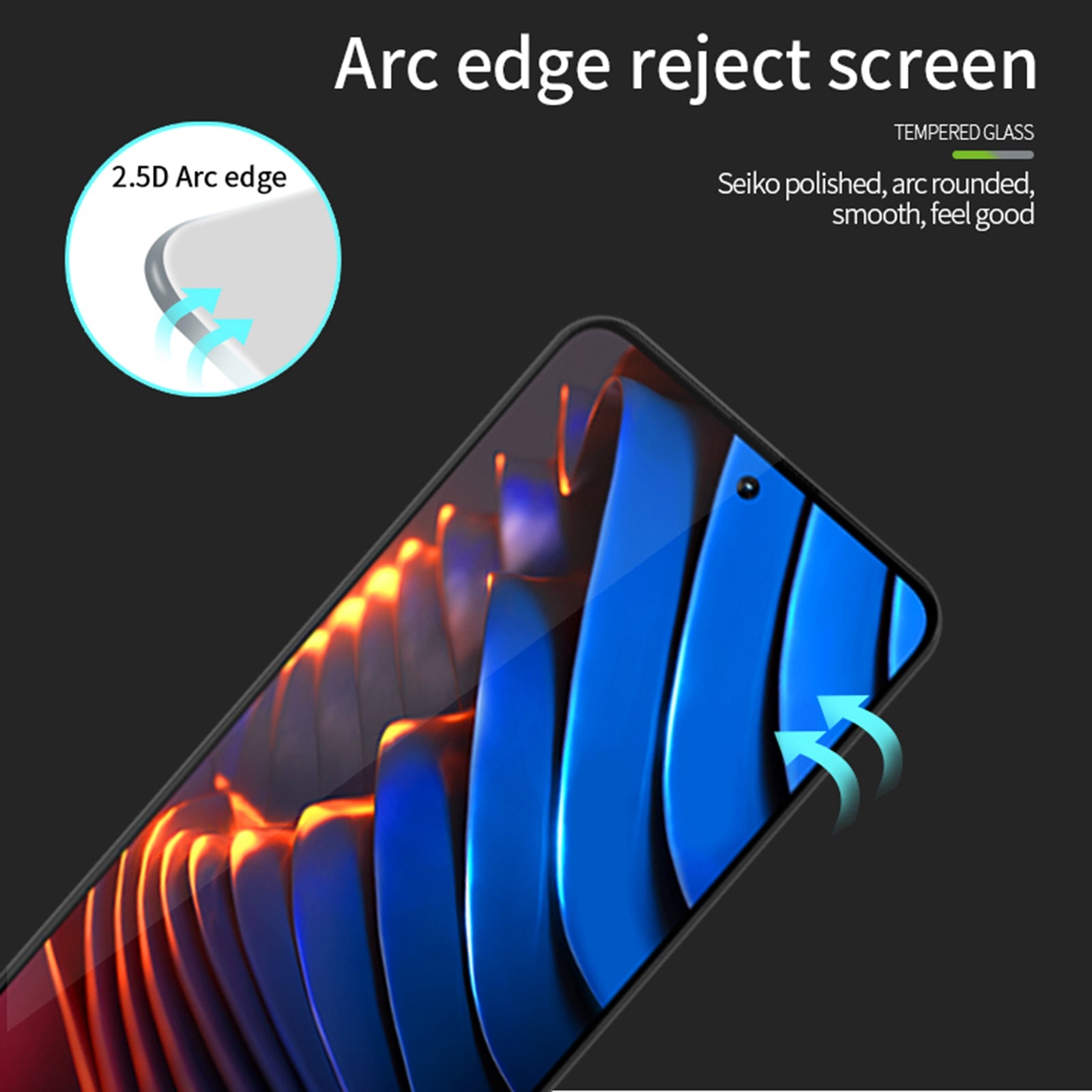 PINWUYO JK Tempered Glass Film Series-2 Screen Protector for Xiaomi Redmi Note 12 5G (China)/(India)/(Global)/Poco X5 5G Full Coverage Anti-scratch Tempered Glass Film PINWUYO JK Tempered Glass Film Series-2 Screen Protector for Xiaomi Redmi Note 12 5G (China)/(India)/(Global)/Poco X5 5G Full Coverage Anti-scratch Tempered Glass Film
